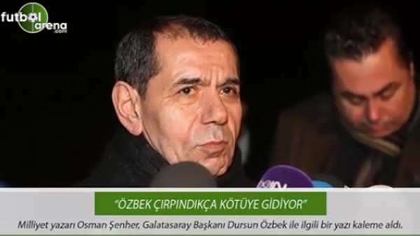 Osman Şenher: "Dursun Özbek çırpındıkça kötüye gidiyor"