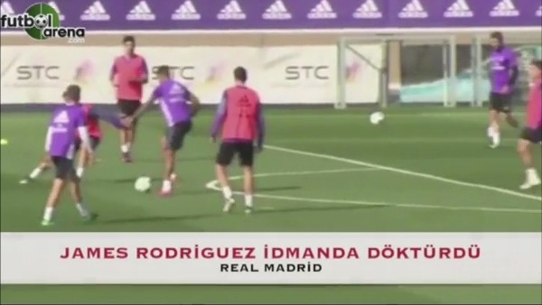 James Rodriguez idmanda döktürdü
