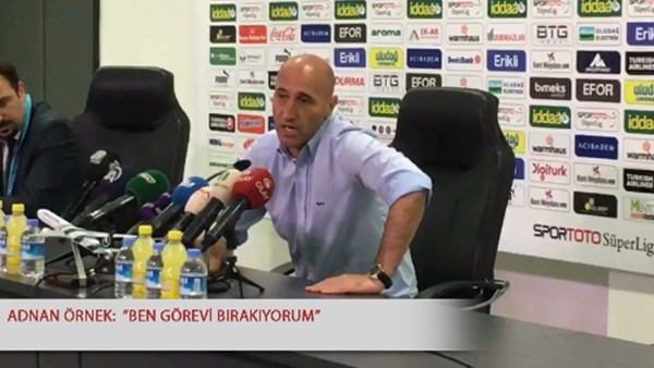 Bursaspor'da Adnan Örnek istifasını açıkladı