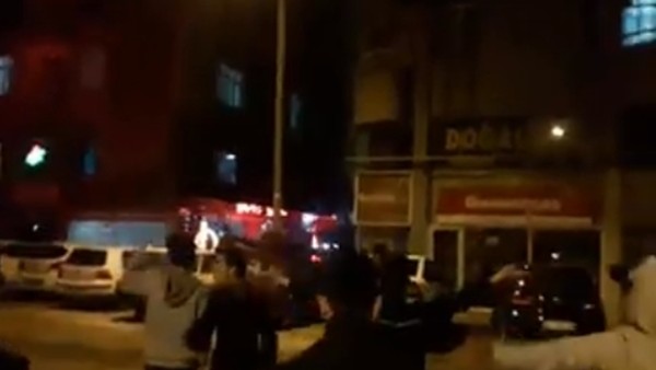 Beşiktaşlı taraftarın saldırıya uğradığı görüntüler