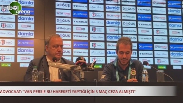 Advocaat: ''Van Persie 3 maç ceza aldı"