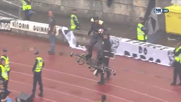 Portekiz Kupası Finali'nde maç topu böyle getirildi