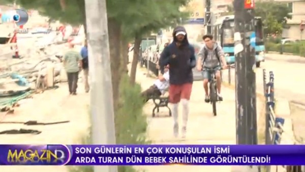 Arda Turan tek başına koşu yaparken görüntülendi!
