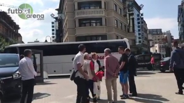 Fatih Terim'e Makedonya'da yoğun ilgi