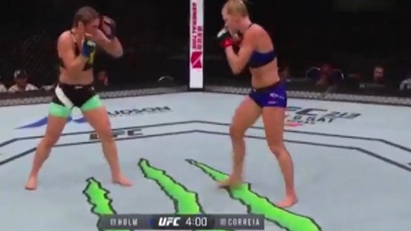 Holly Holm, Correia'yı mahvetti!