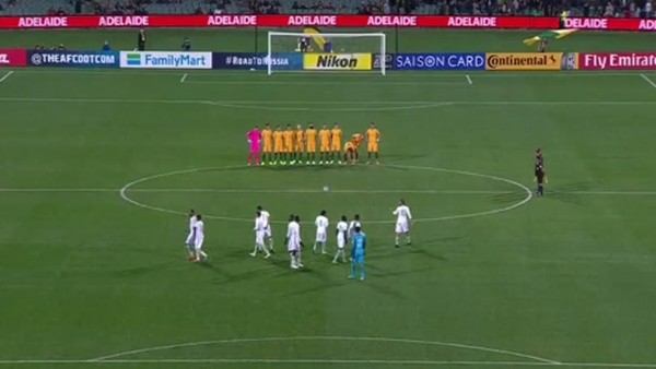 Avustralya'nın saygı duruşuna Suudi Arabistan katılmadı