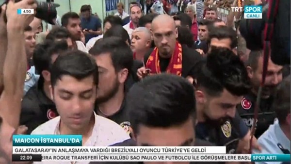 Maicon İstanbul'a geldi