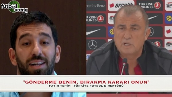 Fatih Terim: "Gönderme kararı benim, bırakma kararı onun"