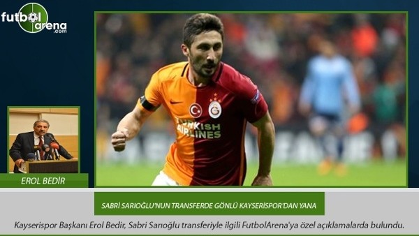 Kayserispor'dan Sabri Sarıoğlu açıklaması