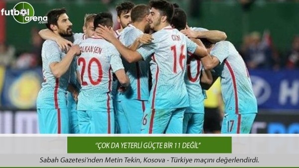 Metin Tekin: ''Çok da yeterlş güçte 11 değil''
