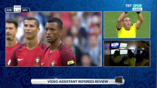 Portekiz - Meksika maçında video hakem Pepe'nin golünü iptal etti 
