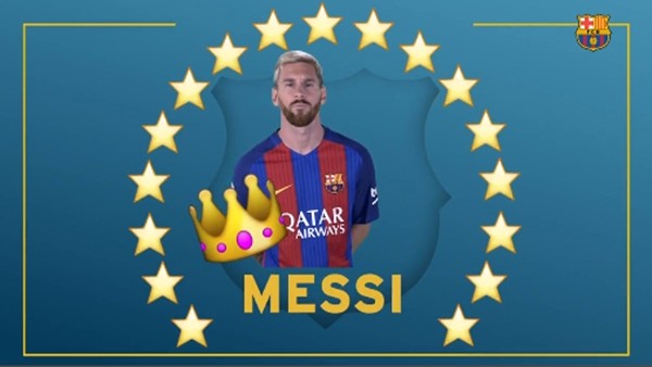 Barcelonalı futbolcular Messi'yi emojilerle tanımladı