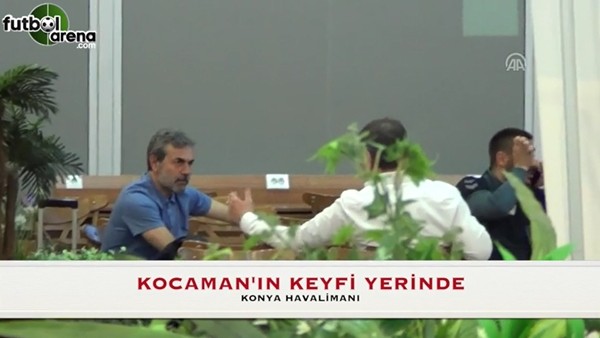 Aykut Kocaman'ın keyfi yerinde