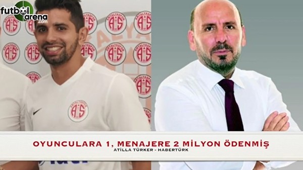 Antalyaspor'da 25 Milyon TL'lik menajer vurgunu!