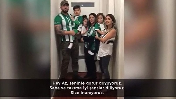 Bursasporlu futbolculara ailelerinin sürprizi