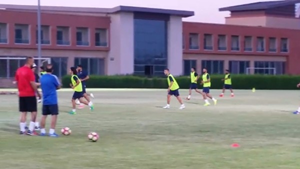 Emre Demir, Kayserispor A Takım ile antrenmana çıktı