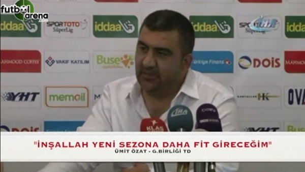 Ümit Özat: "İnşallah yeni sezona daha fit gireceğim"