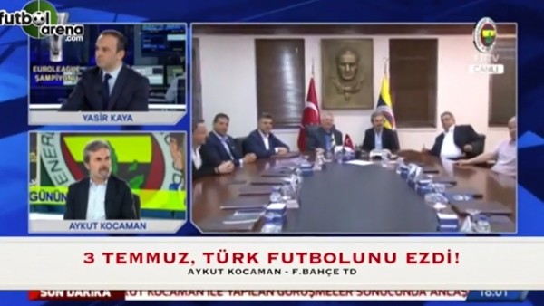 Aykut Kocaman: "3 Temmuz, Türk futbolunu ezdi"