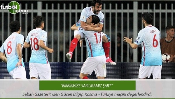 Gürcan Bilgiç: ''Birbirimize sarılmamız şart''