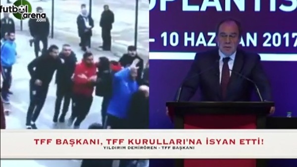 Yıldırım Demirören, TFF Kurulları'na isyan etti