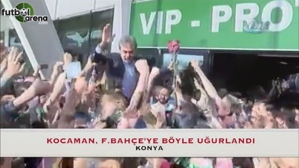 Aykut Kocaman, Fenerbahçe'ye böyle uğurlandı