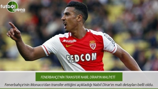 Fenerbahçe'nin transferi Nabil Dirar'ın maliyeti