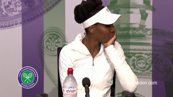 Venus Williams gözyaşlarına boğuldu!