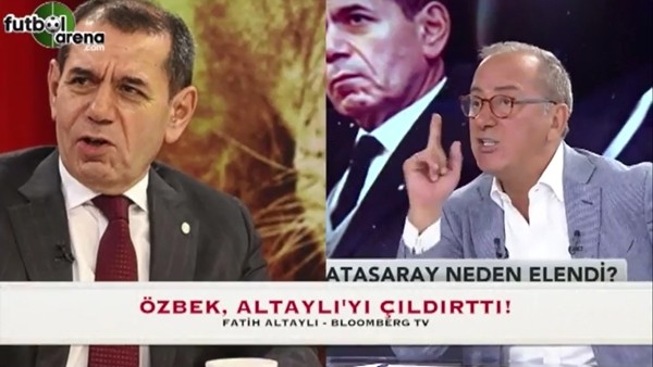 Dursun Özbek, Fatih Altaylı'yı çıldırttı!