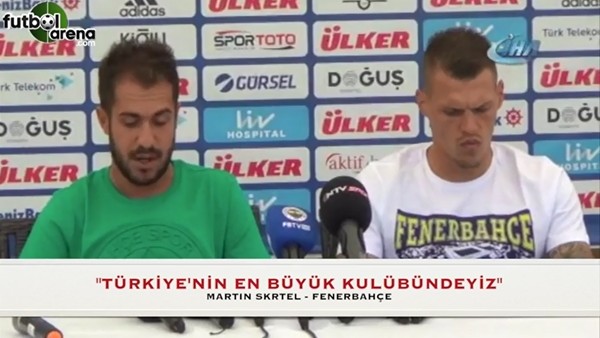 "Türkiye'nin en büyük kulübünde oynayan oyuncularız"