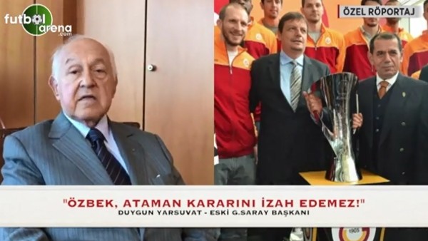 "Dursun Özbek, Ergin Ataman kararını izah edemez