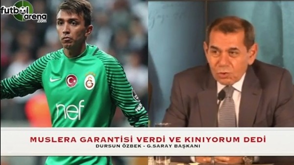 Dursun Özbek'ten Muslera garantisi