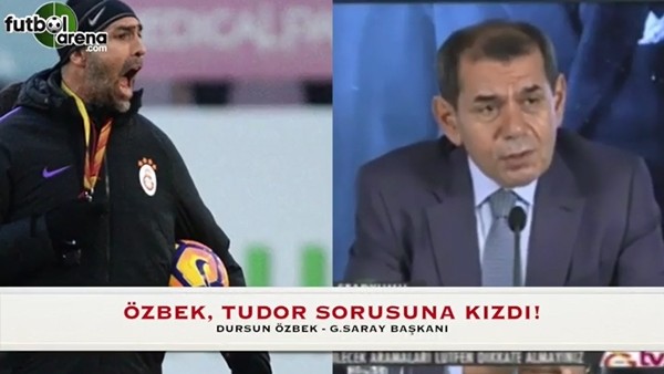 Dursun Özbek sesini yükseltti ve Tudor'a sahip çıktı!
