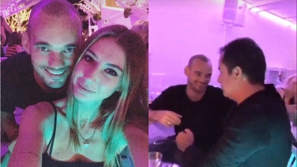 Acun Ilıcalı ve sevgilisi Şeyma Subaşı, Sneijder'in Ibiza'daki restoranında!