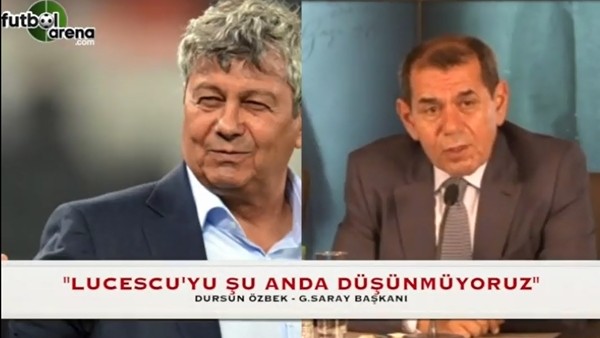 "Lucescu'yu şu anda düşünmüyoruz"
