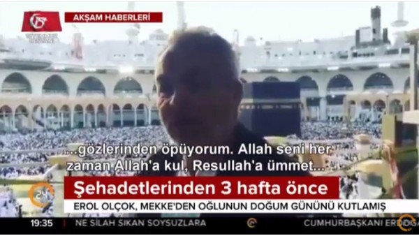 Erol Olçok'un hain darbe girişiminden önce çekilmiş ve yayınlanmamış videosu