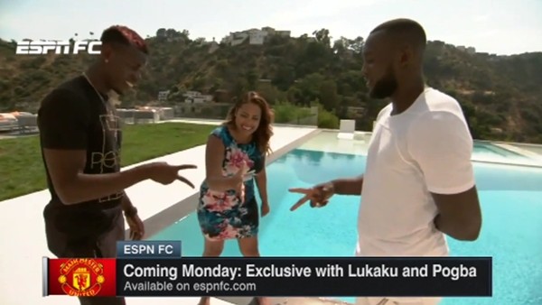 Paul Pogba muhabiri havuza attı