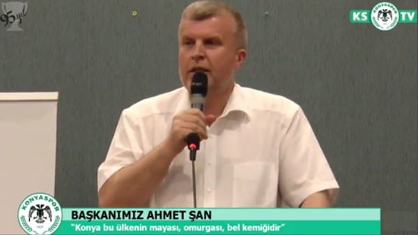 Atiker Konyaspor Başkanı Ahmet Şan: "Maalesef İzmir marşı söyleniyor"