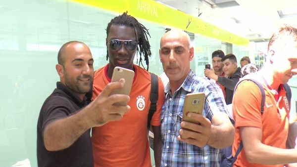 Galatasaray kafilesi Avusturya'ya geldi