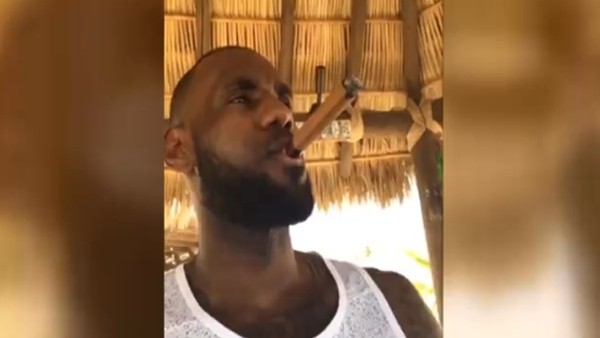 LeBron James'in tatil keyfi
