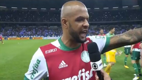 Palmeiras elendi, Felipe Melo çıldırdı!