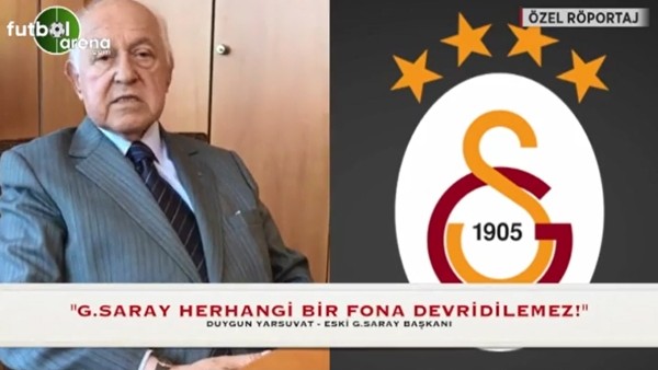 "Galatasaray herhangi bir fona devredilemez"