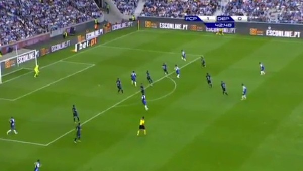 Aboubakar'ın Deportivo'ya attığı 2. gol