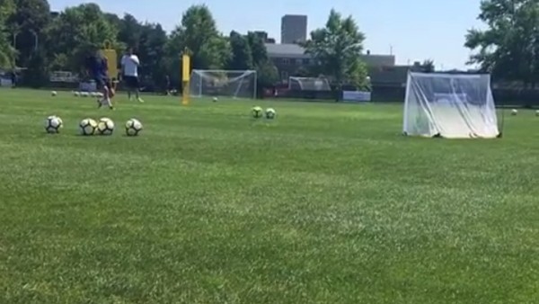 Cengiz Ünder'den Roma antrenmanında inciler