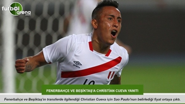 Fenerbahçe ve Beşiktaş'a Christian Cueva yanıtı