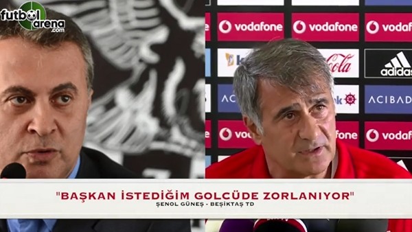 Şenol Güneş: "Başkan istediğim golcüde zorlanıyor"