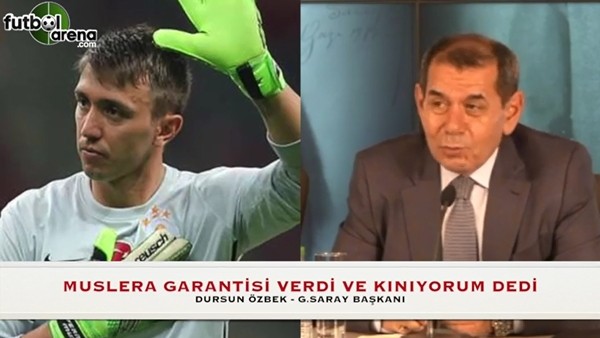 Dursun Özbek'den Muslera kınaması!
