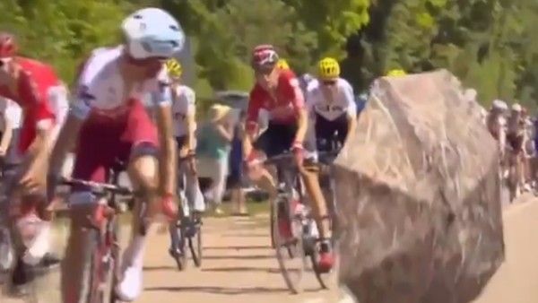 Fransa bisiklet turunda ilginç anlar!
