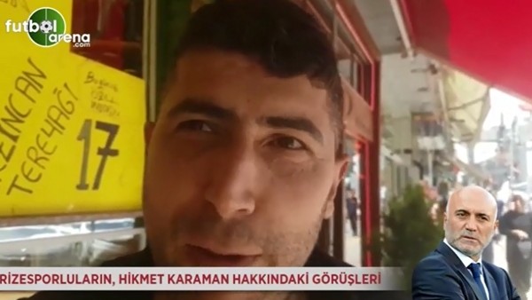 Rizesporlu taraftarların Hikmet Kraman hakkındaki görüşleri