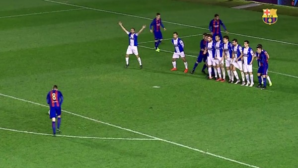 Barcelonalı gençlerin bu sezon attığı en güzel 5 frikik golü