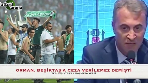 Fikret Orman "Dünyayı ayağa kaldırım" dedi, Beşiktaş'a ceza geldi!
